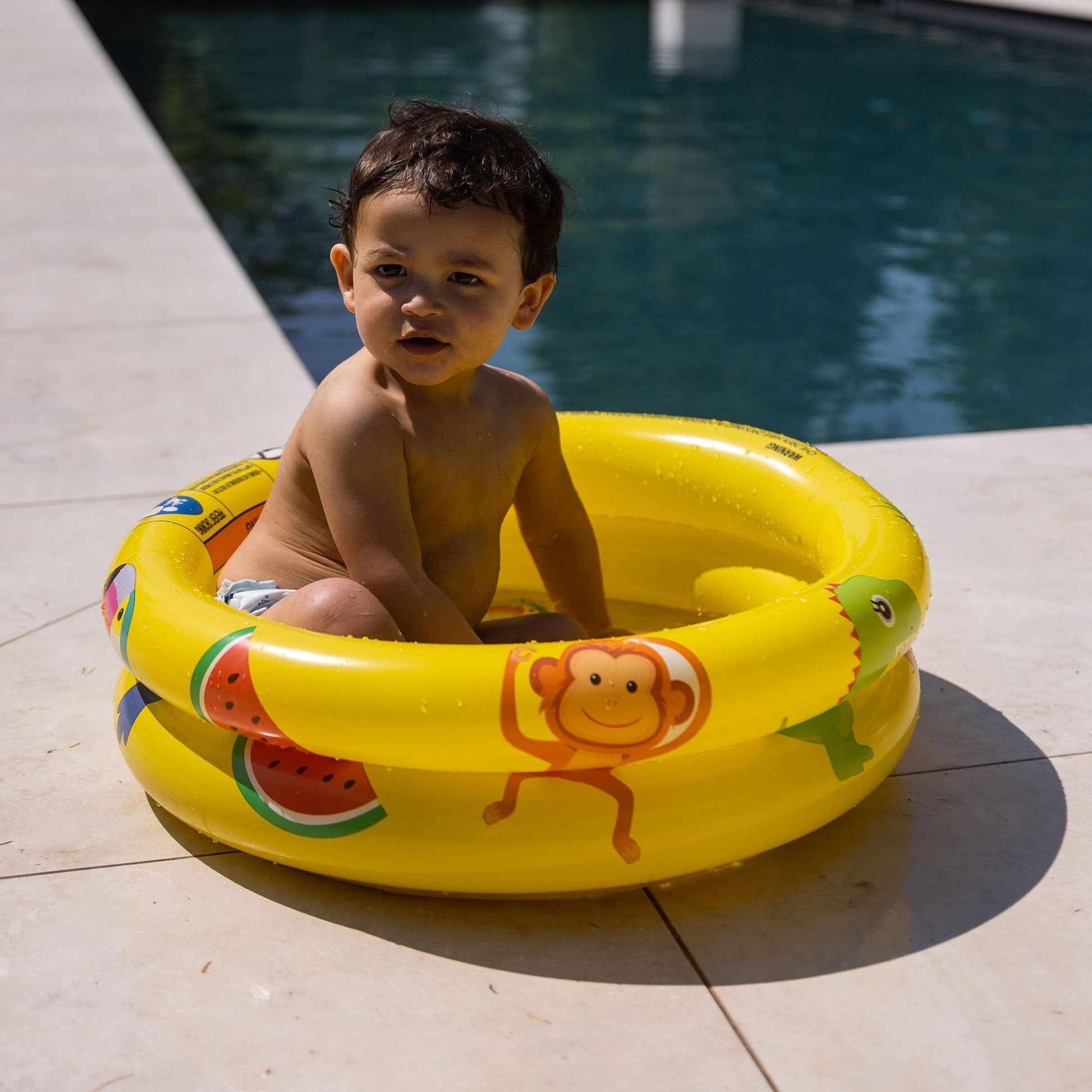 Gouden safari | babyzwembad geel ø 60 cm
