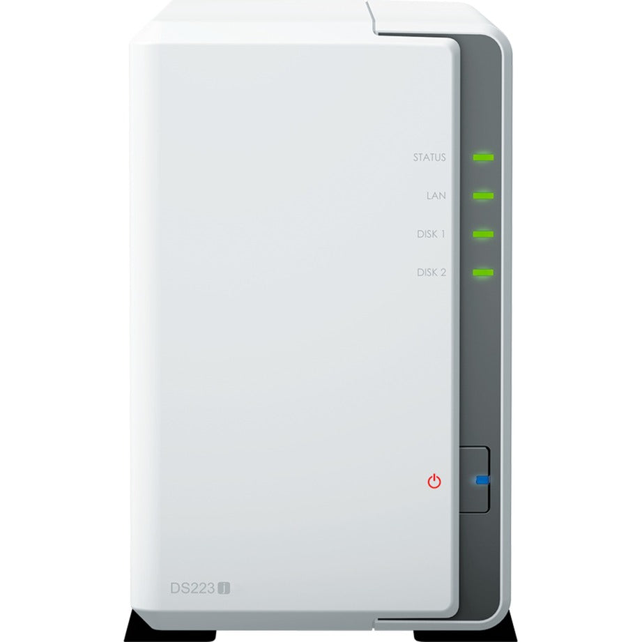Synology diskstation ds223j nas (wit, 2x usb 3.2 gen 1)