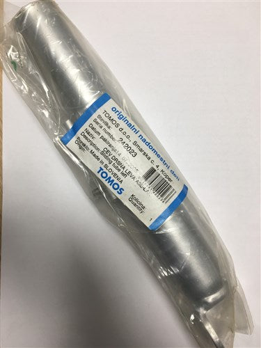 Fourche avant Tomos fourreau gauche argent org.