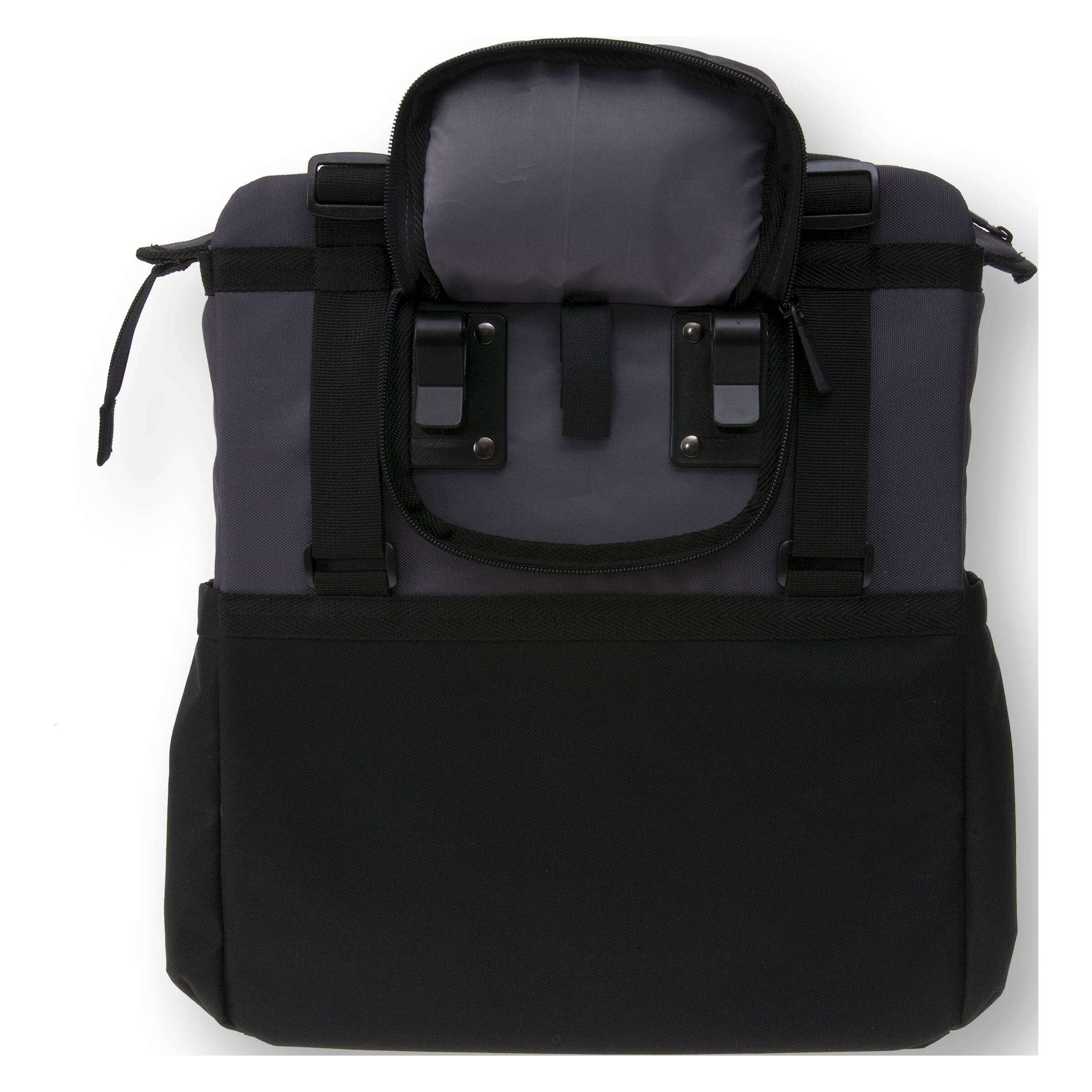 Basil Shopper XL - sportieve en trendy fietstas voor boodschappen en strand, zwart antraciet, 20L