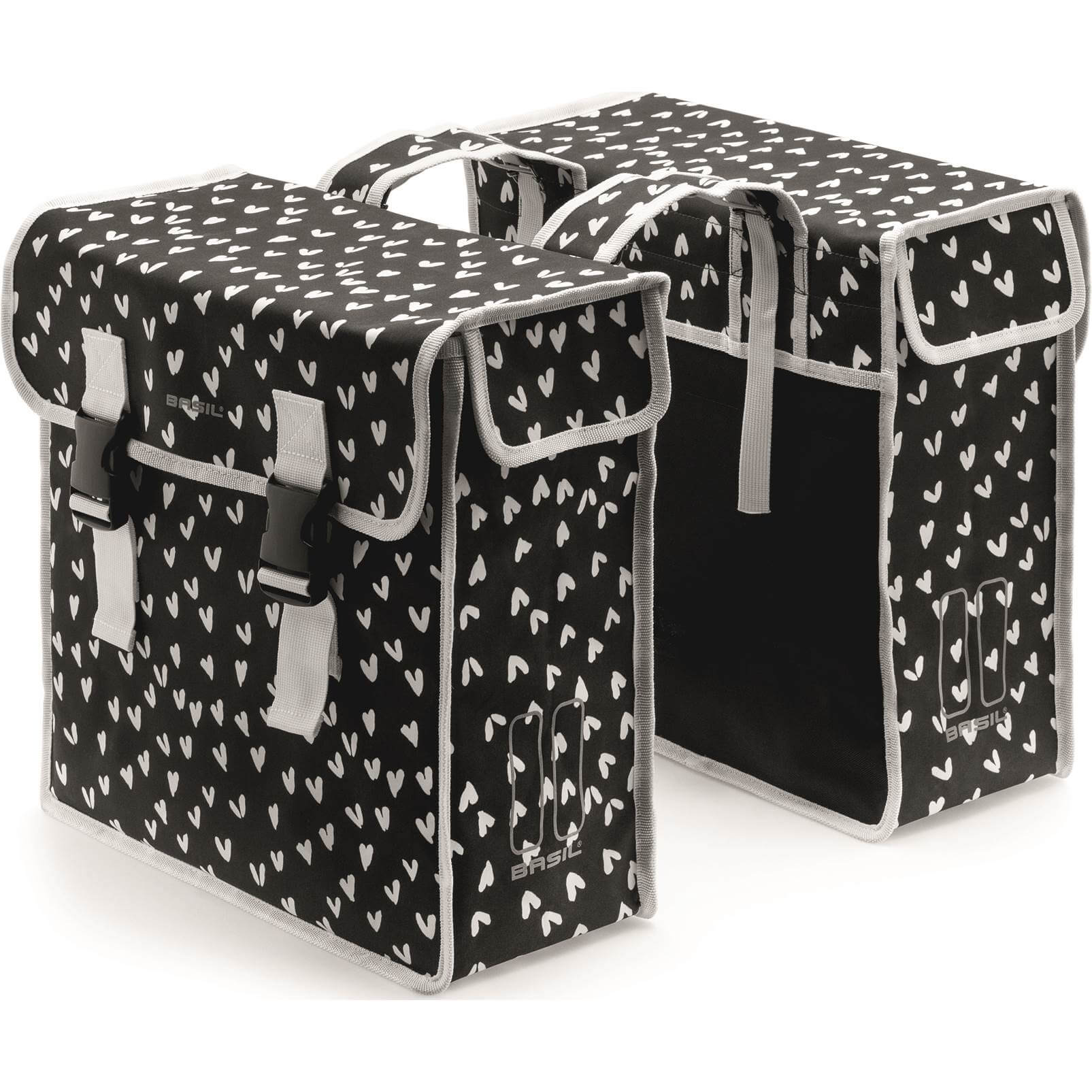 Basil Mara XL Double Bag - dubbele fietstas dames heren - 35L - veelkleurig