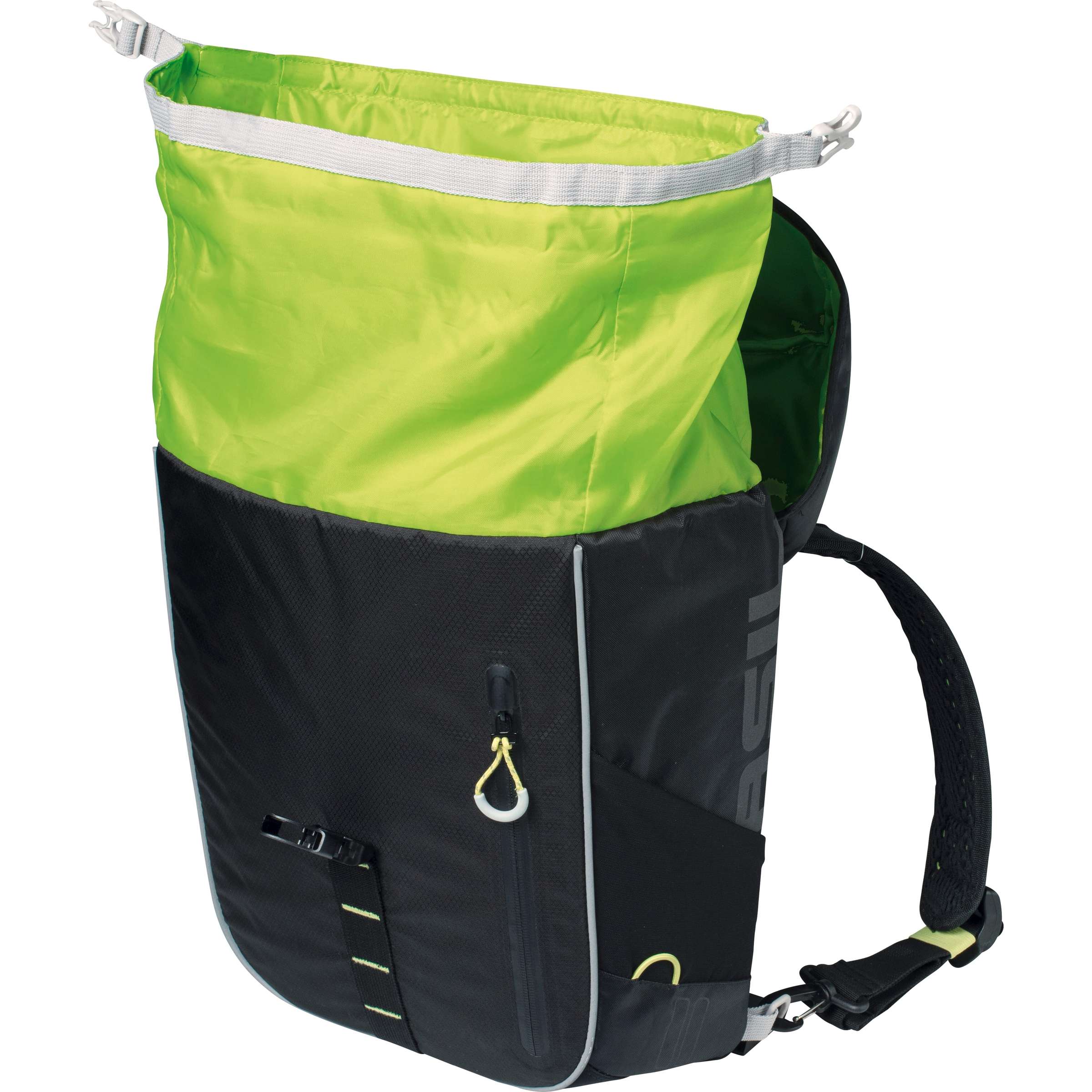 Basil Miles Daypack 14L Sacoche Black lime 17750