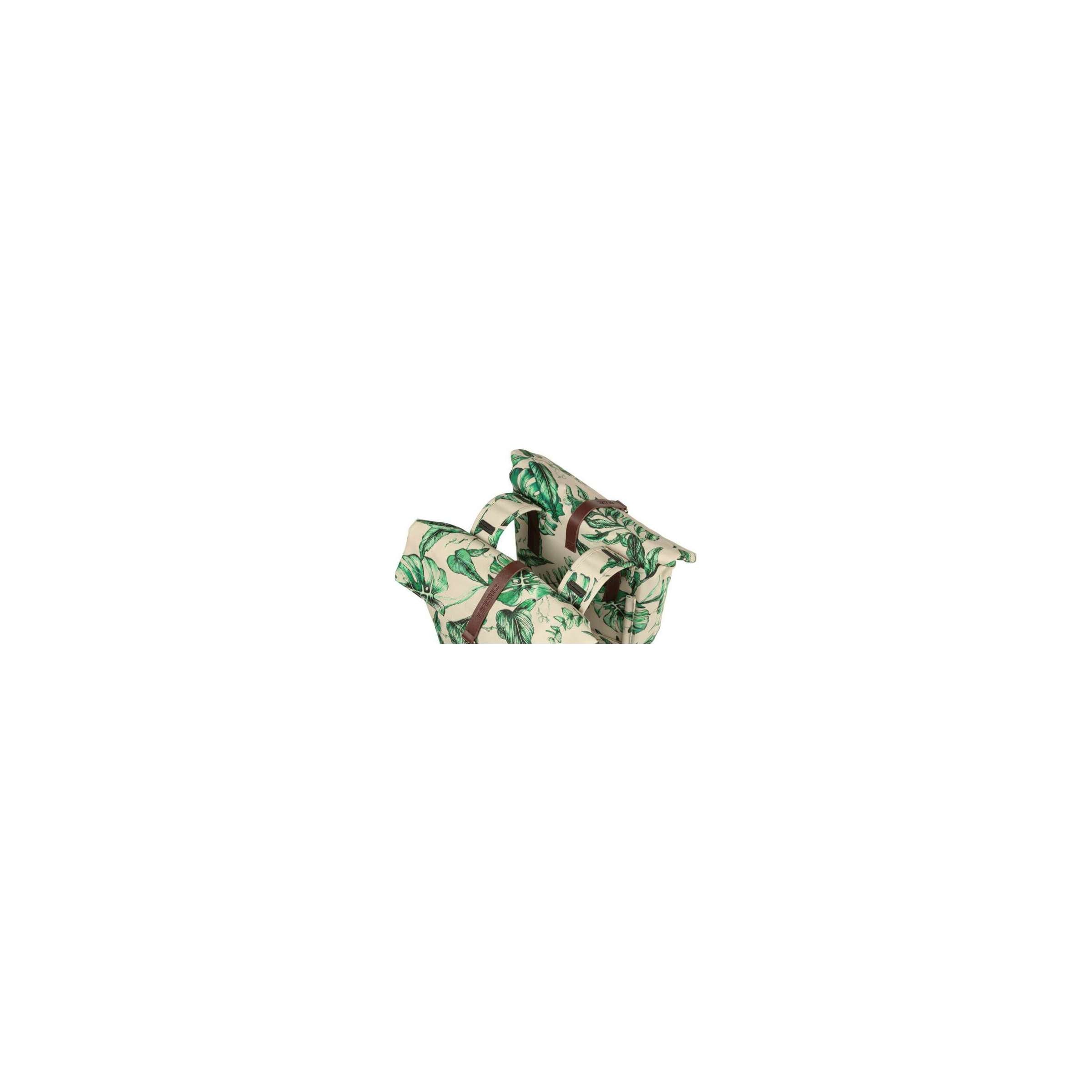 Sac double Basil Ever-Green 28-38L beige sable