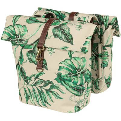 Sac double Basil Ever-Green 28-38L beige sable