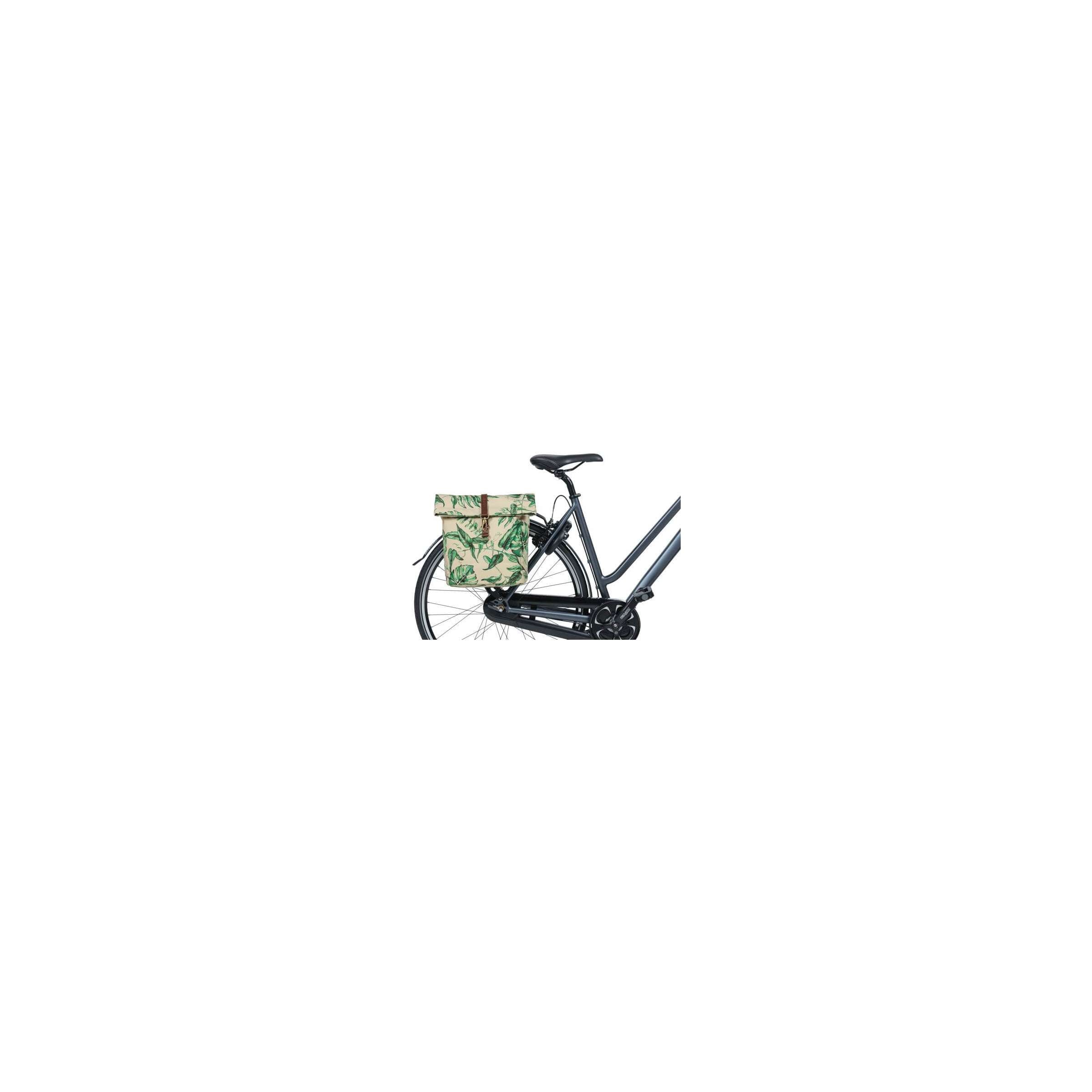Sac double Basil Ever-Green 28-38L beige sable