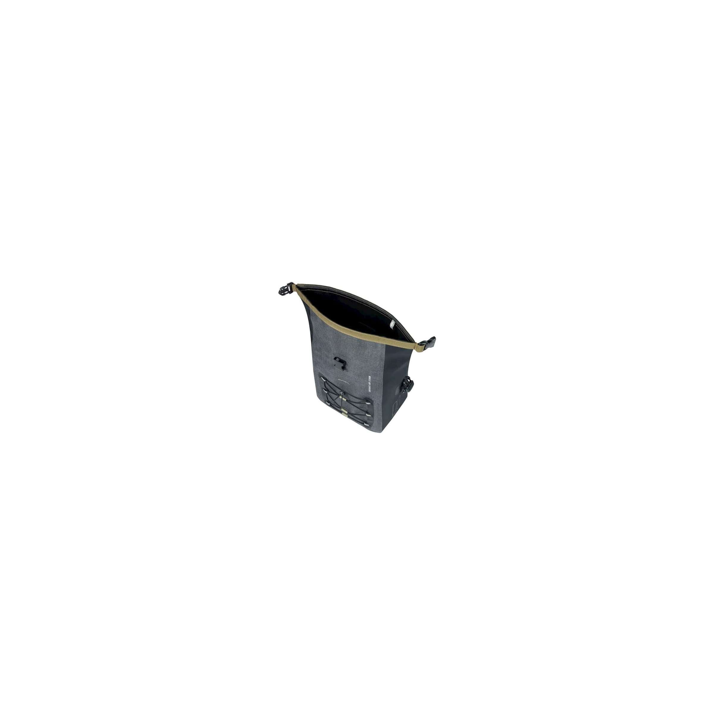 Sacoche simple Basil Navigator Storm MIK SIDE M 12-15 litres 34 x 28 x 19 cm - noir
