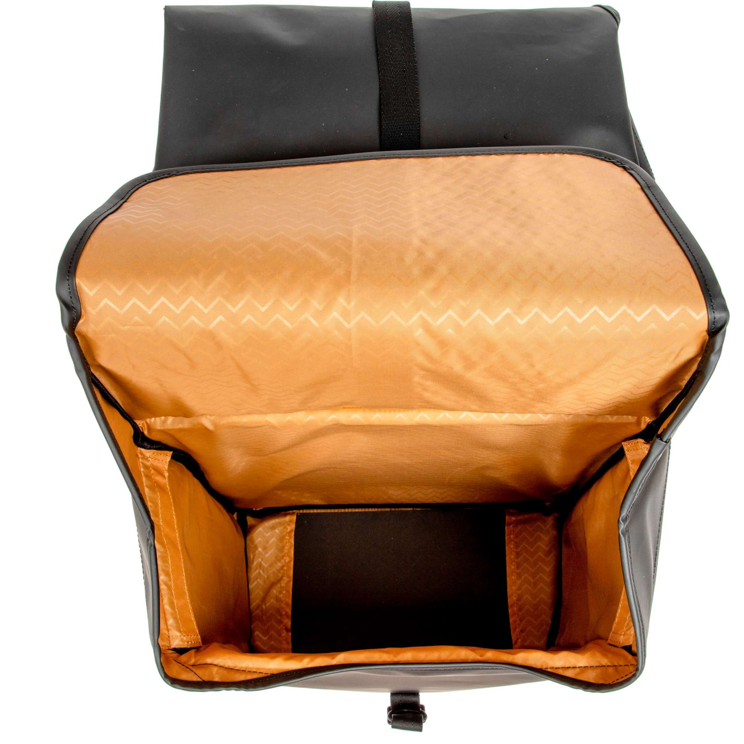 New Looxs Fietstas Odense - Dubbel, Zwart, Waterafstotend, Reflectie, Geschikt voor elektrische fietsen