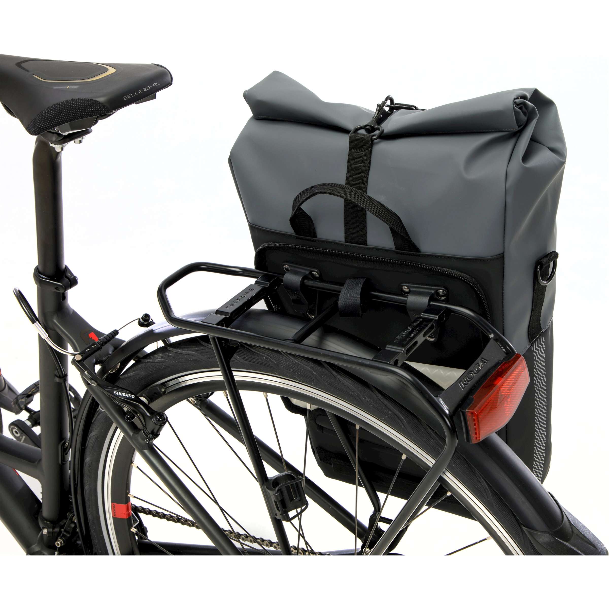 Newlooxs Tas New Nyborg Single Donkergrijs Zwart