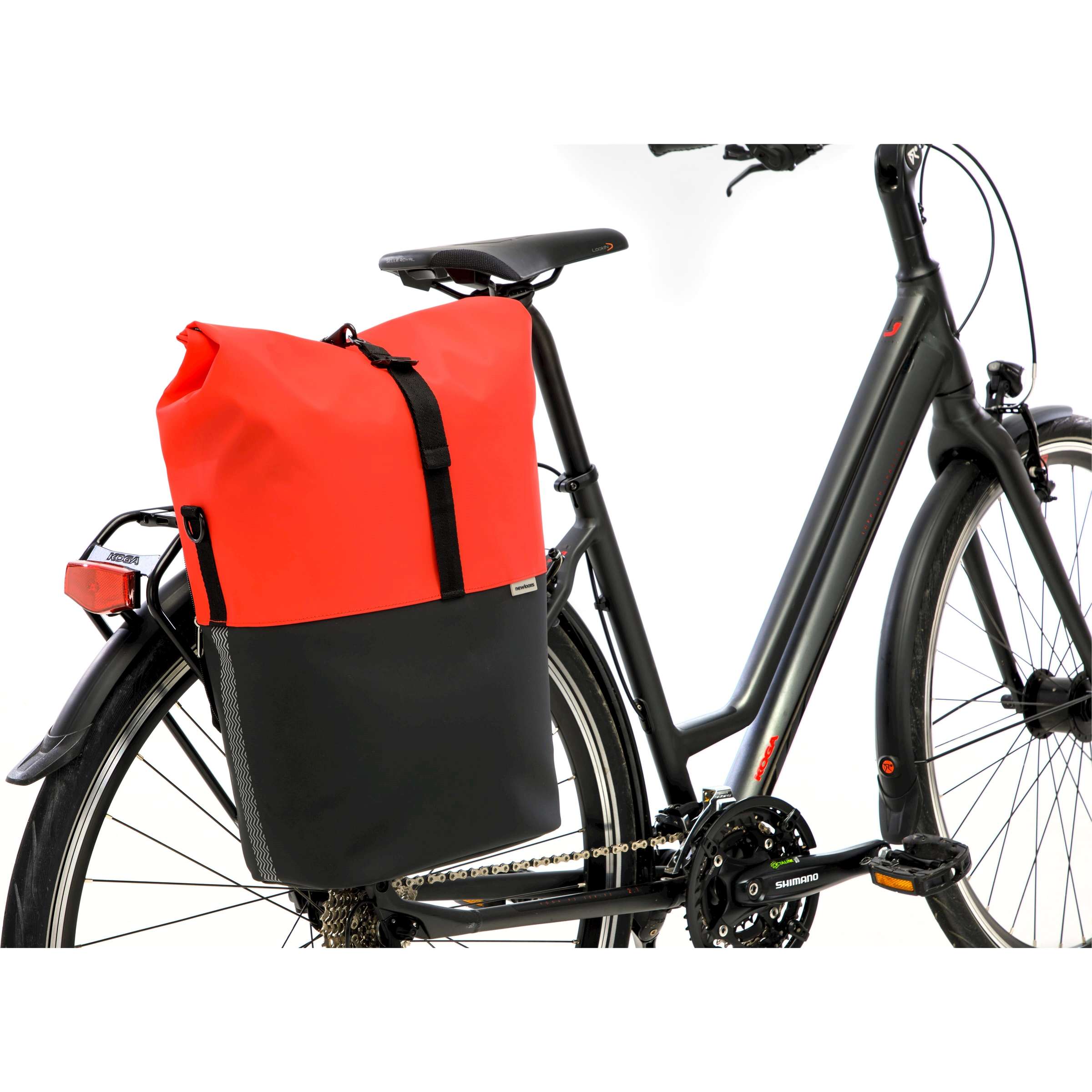 Newlooxs Tas New Nyborg Single Rood Zwart
