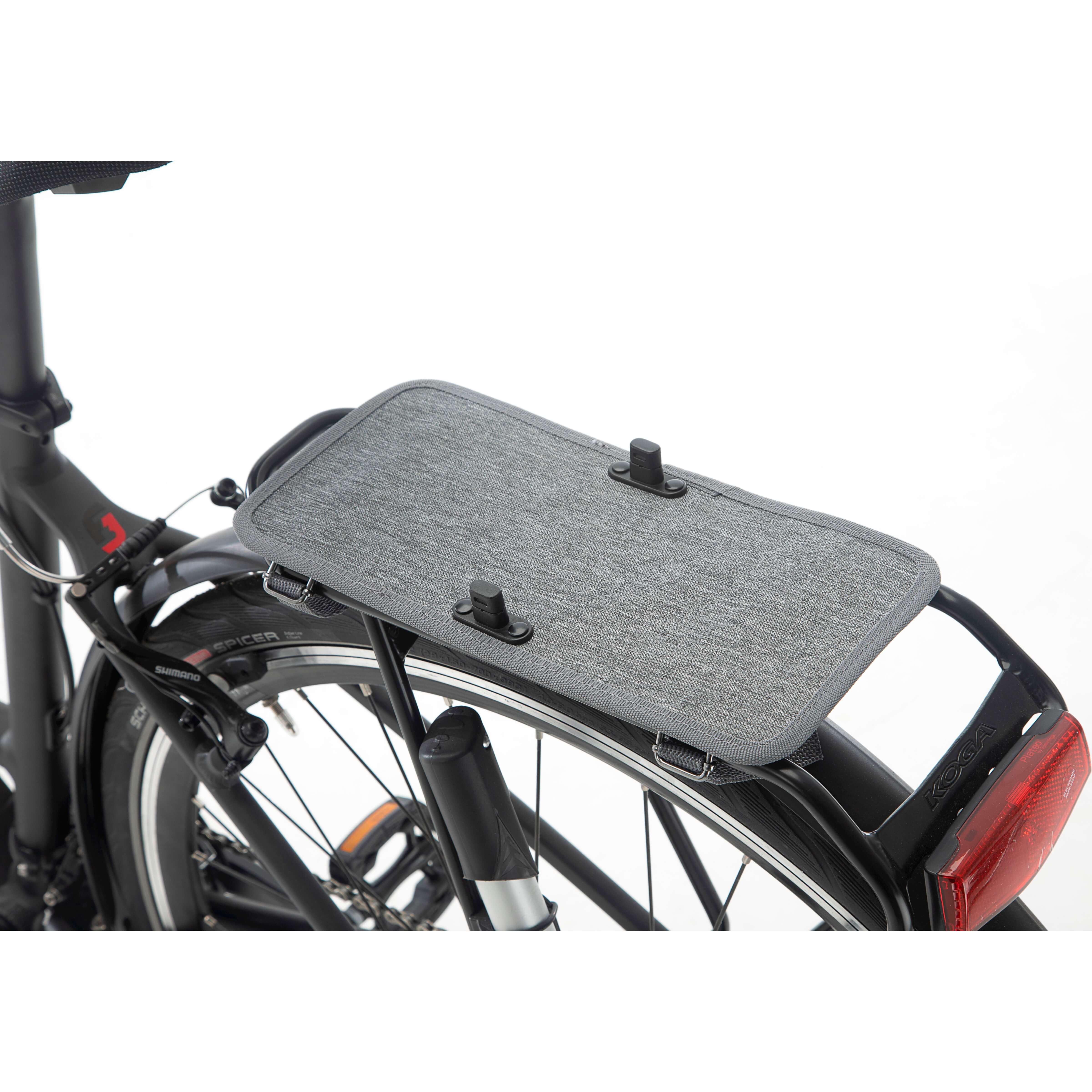 New Looxs Nova Plate - Grijs - Fietsplaat voor Nova Double Afneembare fietstas