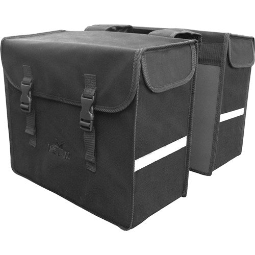 Greenlands Greenlands canvas groot dubbel 39x33x18 cm 46 liter zwart