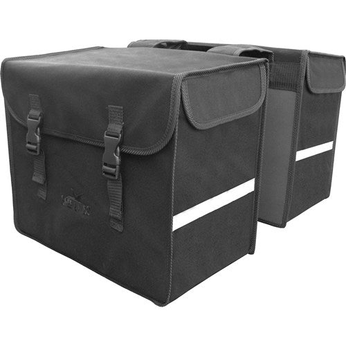 Greenlands dubbel tas kanvas 60l zwart