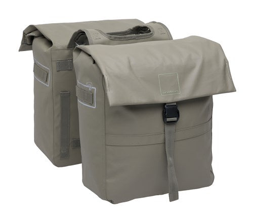 Newlooxs tas leeds dubbel | taupe | 38l