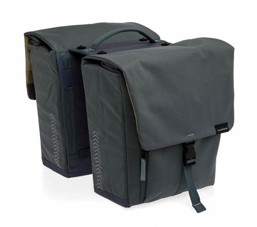 Nieuw tas looxs tulum mik dubbel grijs groen | 32l