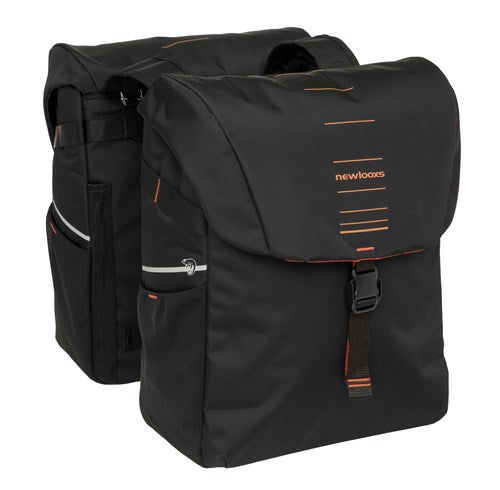 Burgers - new looxs tas new looxs vigo dubbel | zwart oranje | 40l