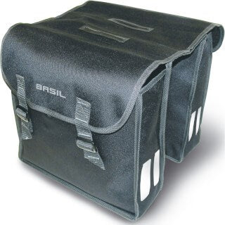 Basil Mara dubbele fietstas - 26L - zwart