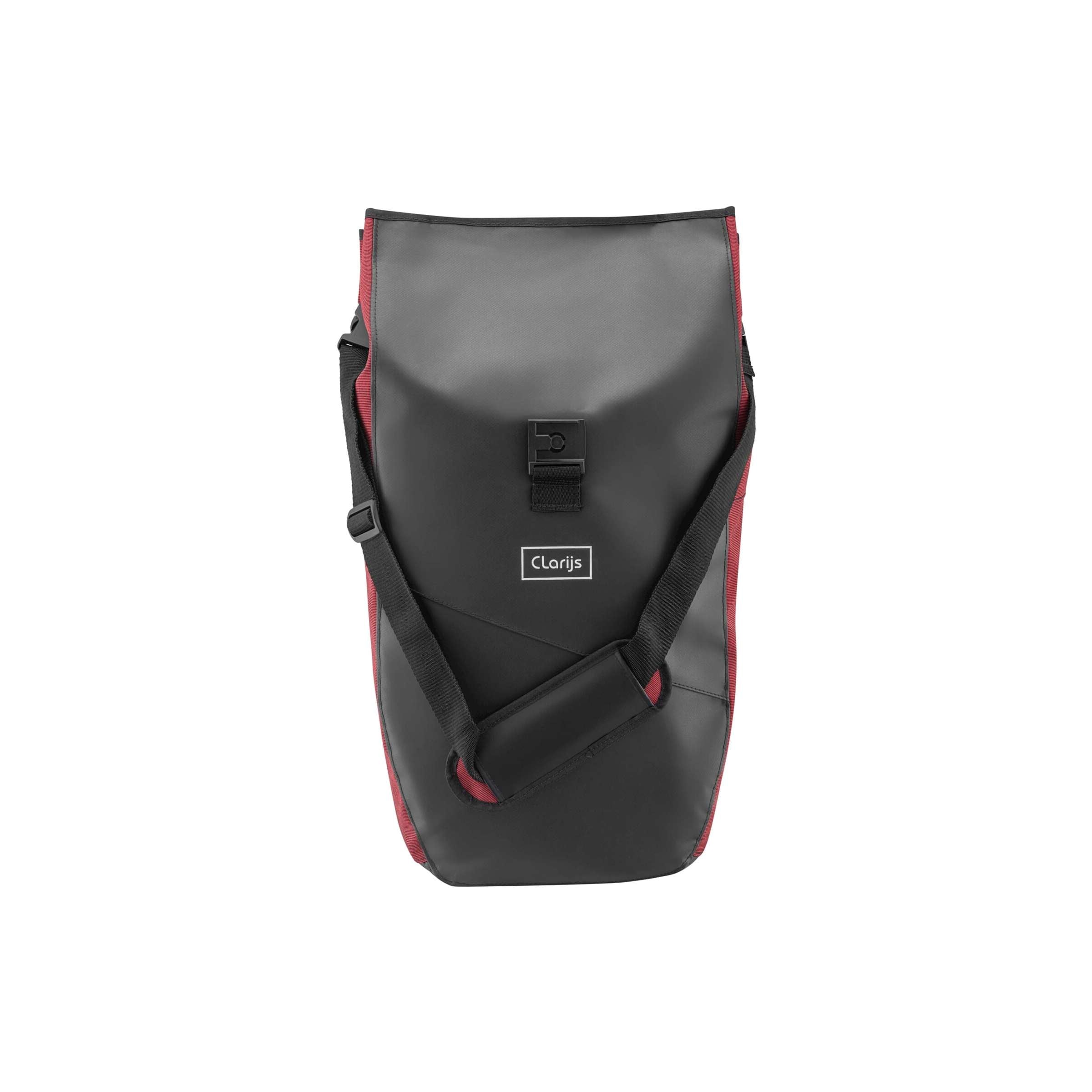 Clarijs fietstas solobag 24l zwart-rood