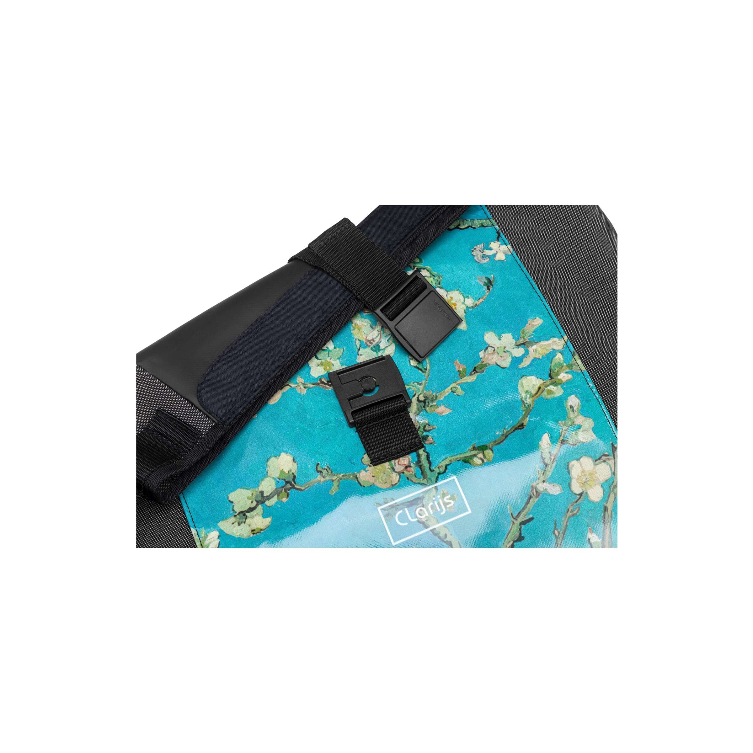 Clarijs fietstas solobag 24l van gogh amandelbloesem