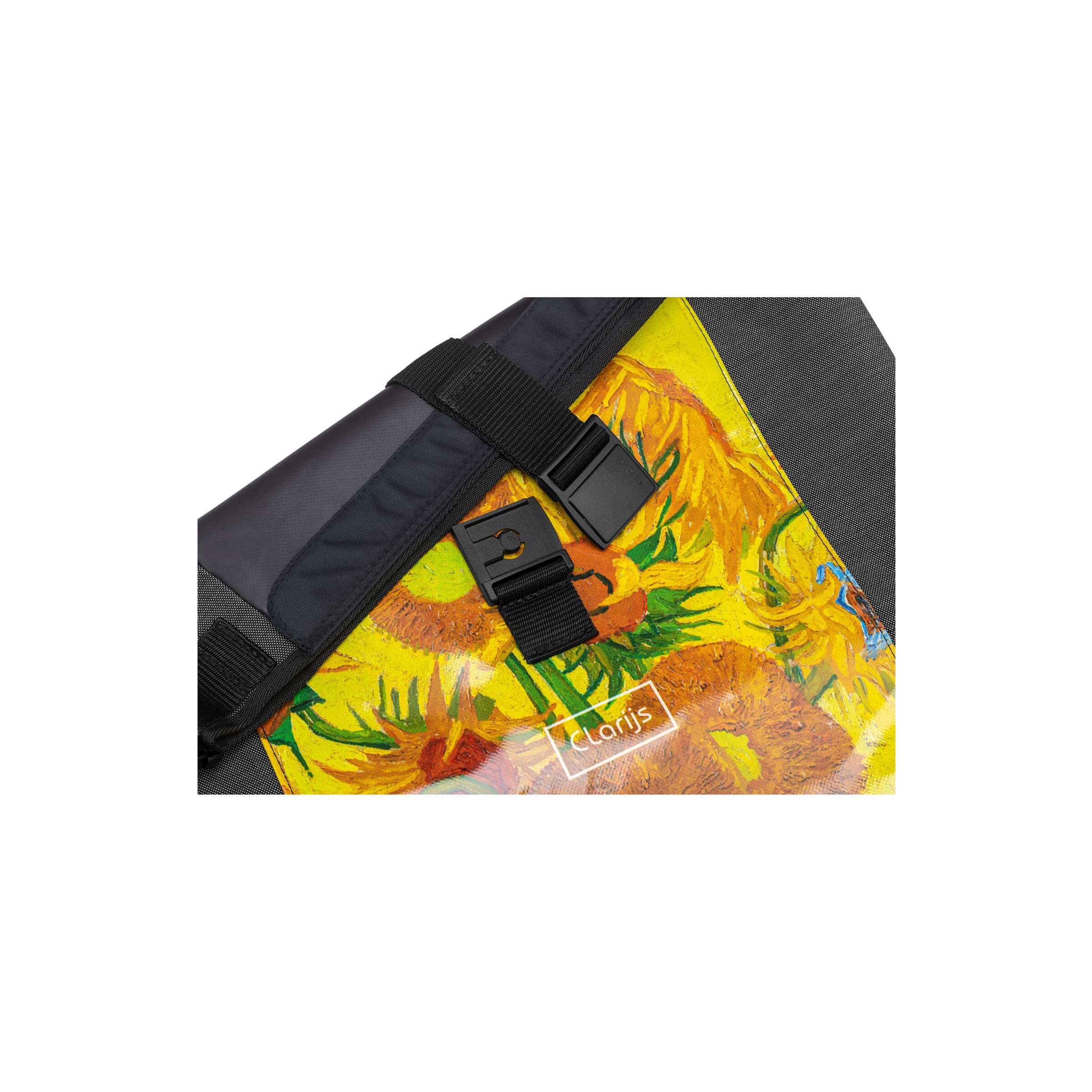 Clarijs fietstas solobag 24l van gogh zonnebloemen