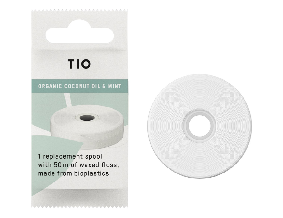 Tio navulling biobased vegan flosdraad - 50 meter