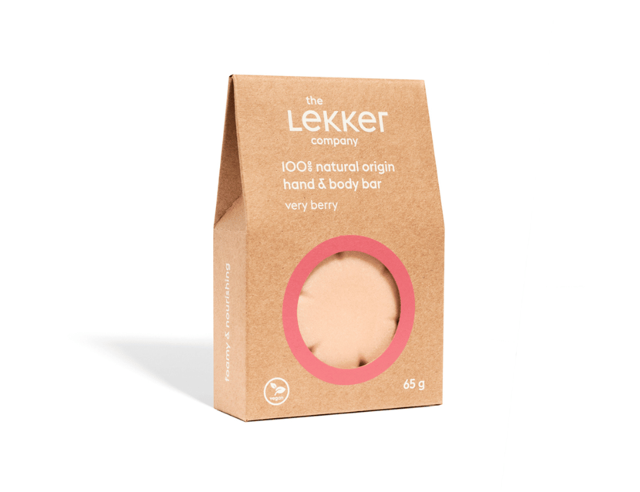 Het bedrijf LEKKER Natuurlijke Hand Body Bar Very Berry