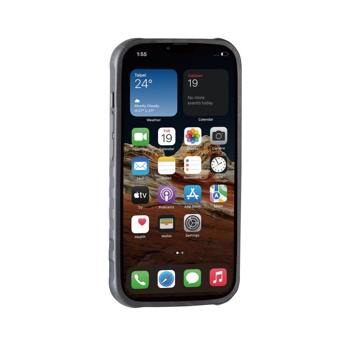 Topeak RideCase iPhone 13 incl. beschermhoes bevestiging