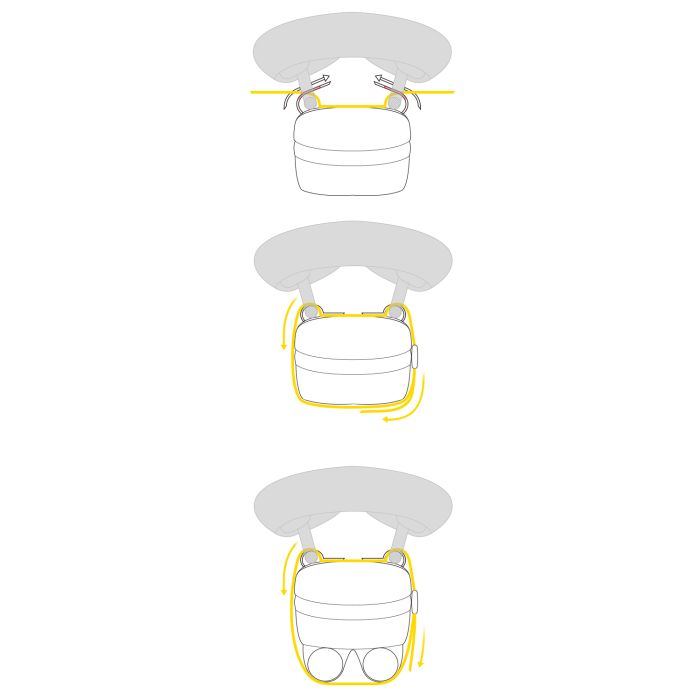 Topeak elementa seatbag - green - xs