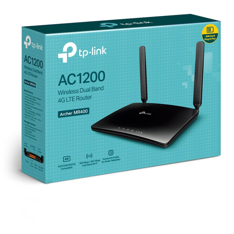 TP-Link TP-Link AC1200 Draadloze Dual-band 4G-LTE-router Archer MR