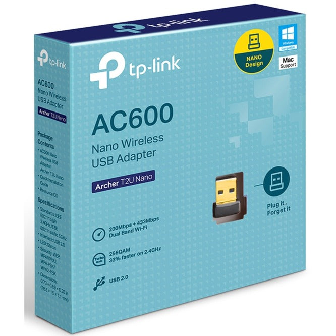 TP-Link TP-Link Archer T2U Nano AC600 Nano Wireless USB Adapter