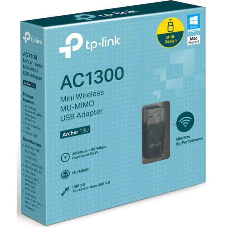 TP-Link TP-Link Archer T3U AC1300 mini draadloze MU-MIMO USB-adapt