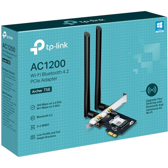 TP-Link TP-Link Archer T5E AC1200 Wi-Fi Bluetooth 4.2 PCIe Adapter