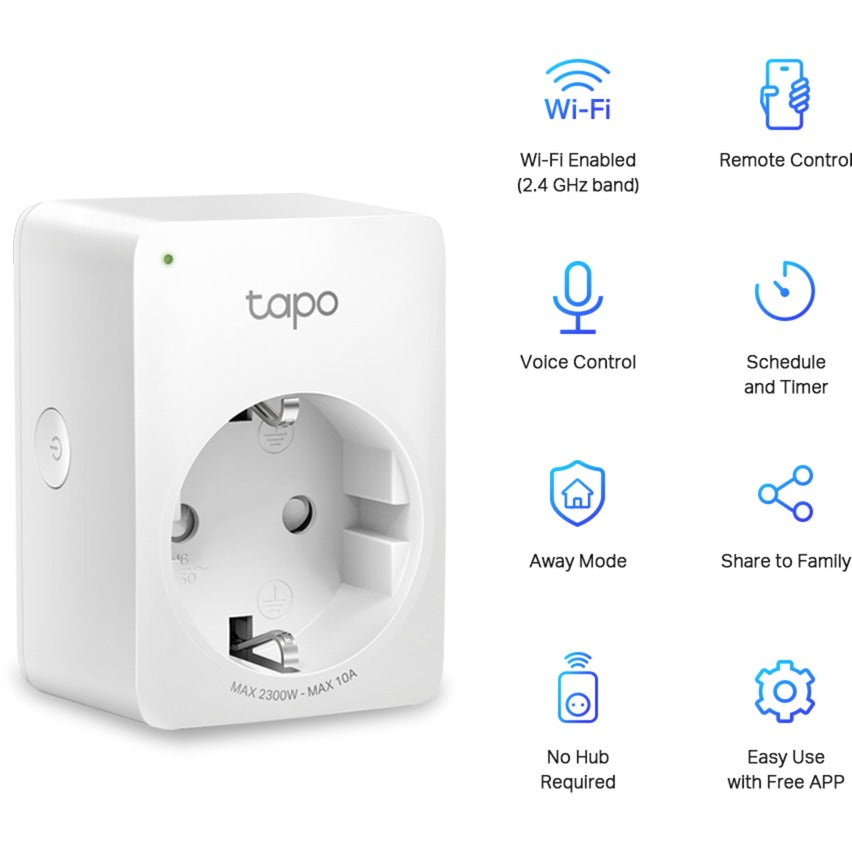 TP-Link TP-Link TAPO P100 Mini Wifi-stopcontact (4 pack)