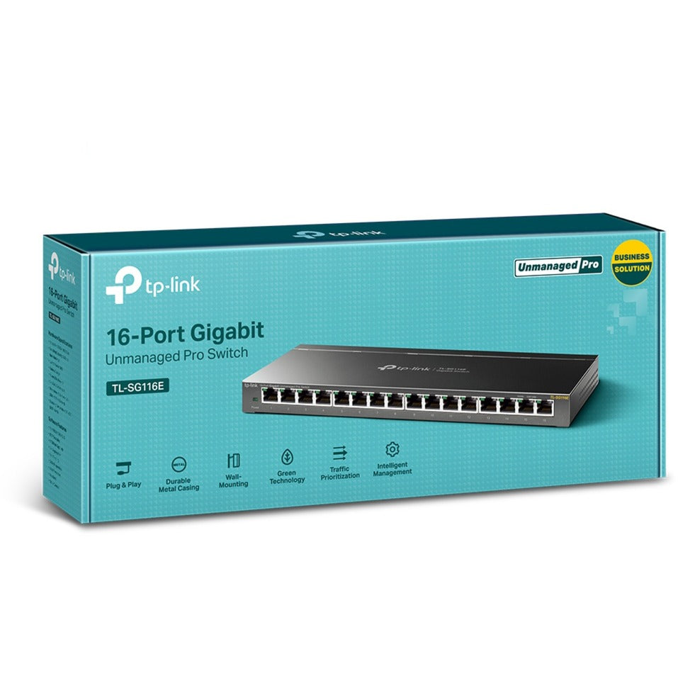 TP-Link TP-Link TL-SG116E 16-poorts Gigabit Unmanaged Switch