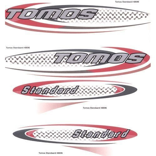 Tomos transferset standaard rood