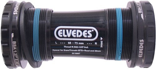 Bottom Bracket Elvedes Hollowtech SRAM Truvativ MTB Road Black