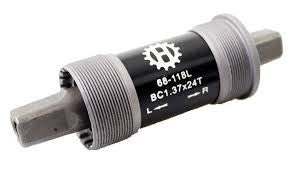 Boitier de pédalier roulement à billes 118 mm acier bsa