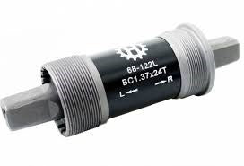 Boitier de pédalier roulement à billes 122 mm acier bsa