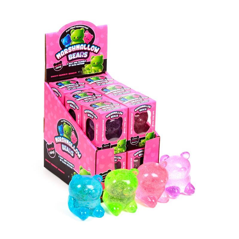 Beer maltose knijpbaar glow in the dark stress speelgoed