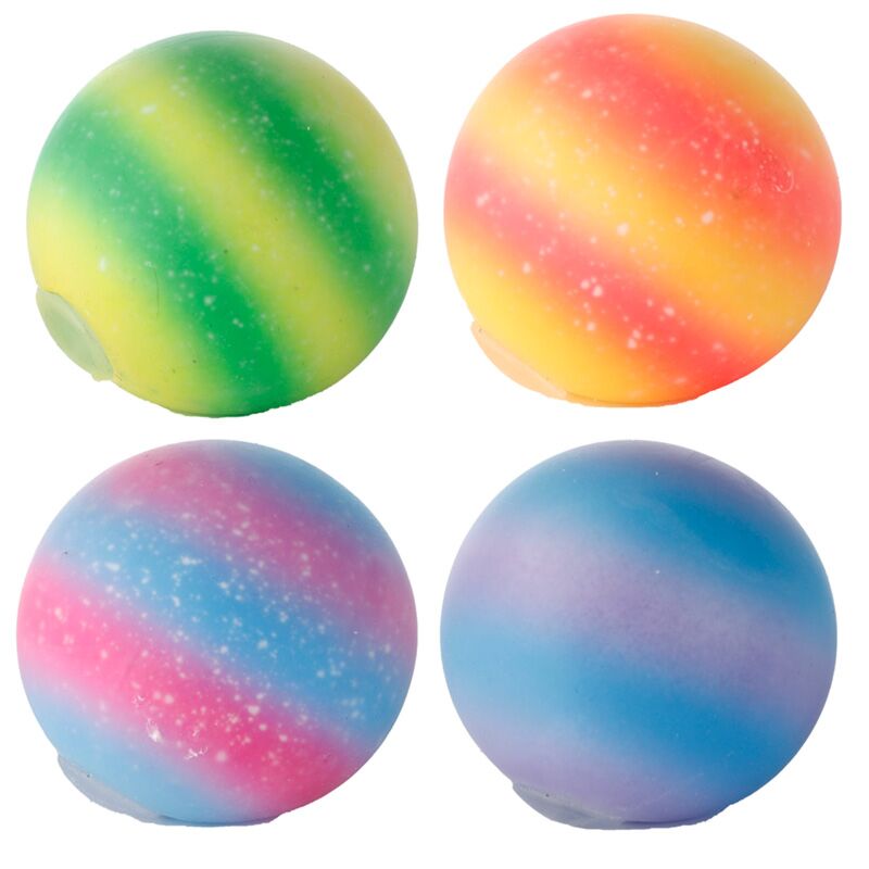 Galaxy knijp speelgoed planeet stressbal 7 cm