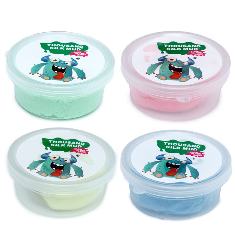 Glow in the dark monster klei putty