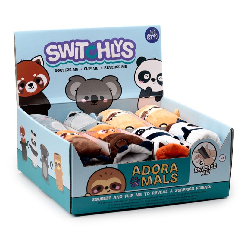 Switchlys adoramals panda rode panda koala luiaard speelgoed