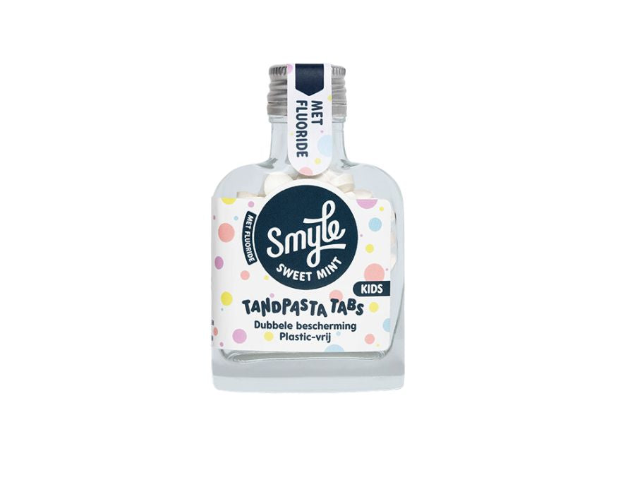 Smyle Tandpasta Tabs Flesje 65st. Ontmoet fluoride