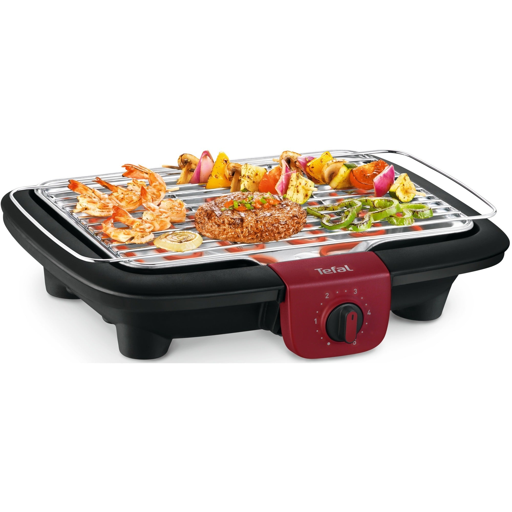 Tefal EasyGrill Adjust Rood BG90E5