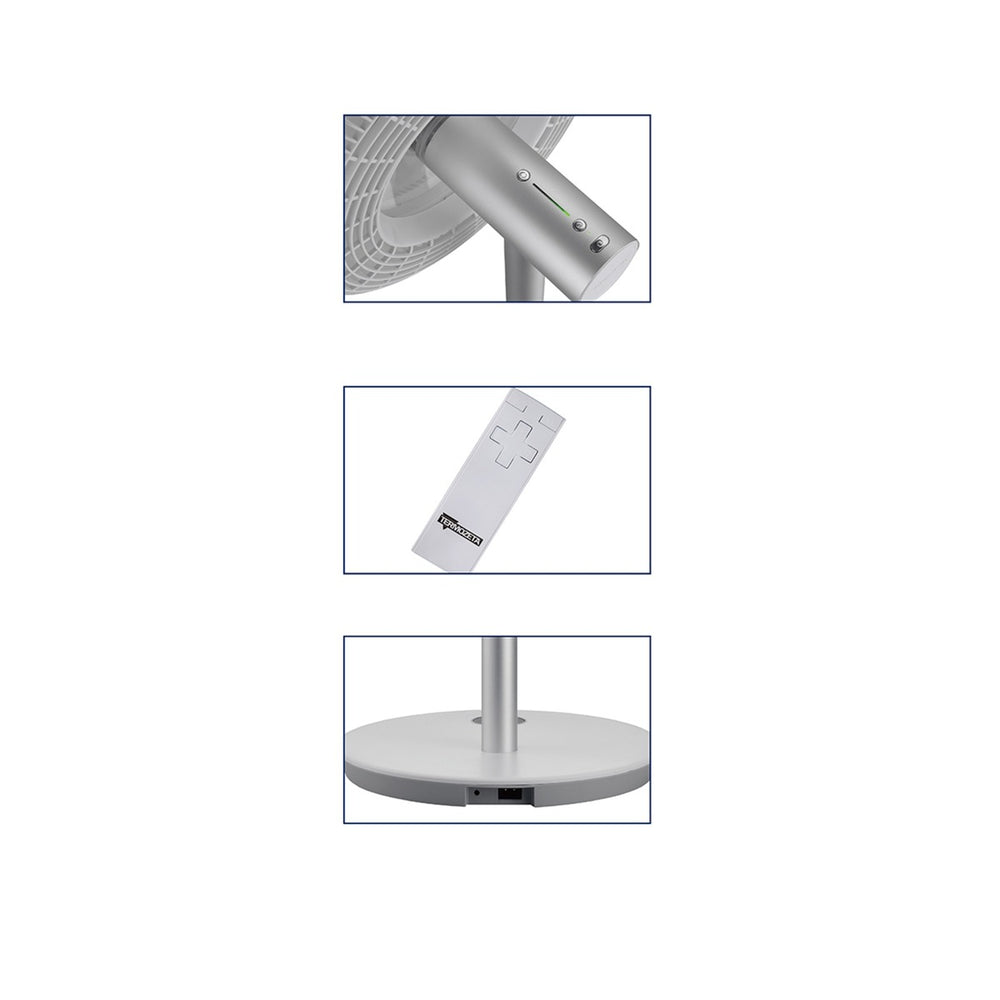 Termozeta airzeta titanium draadloze statiefventilator (titanium, tzaztn01)