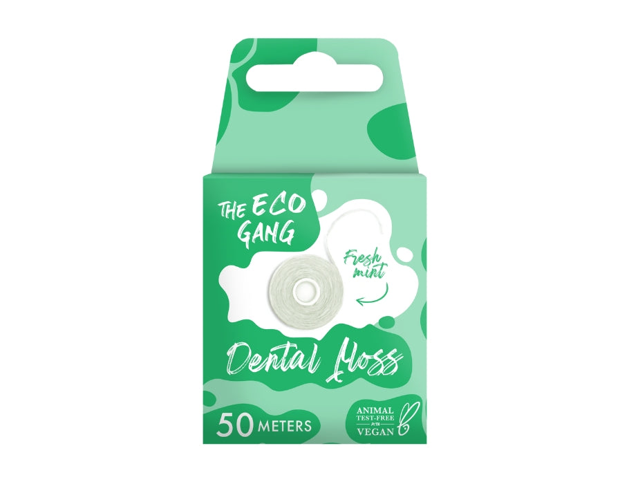 De eco gang flosdraad - 50 m - munt