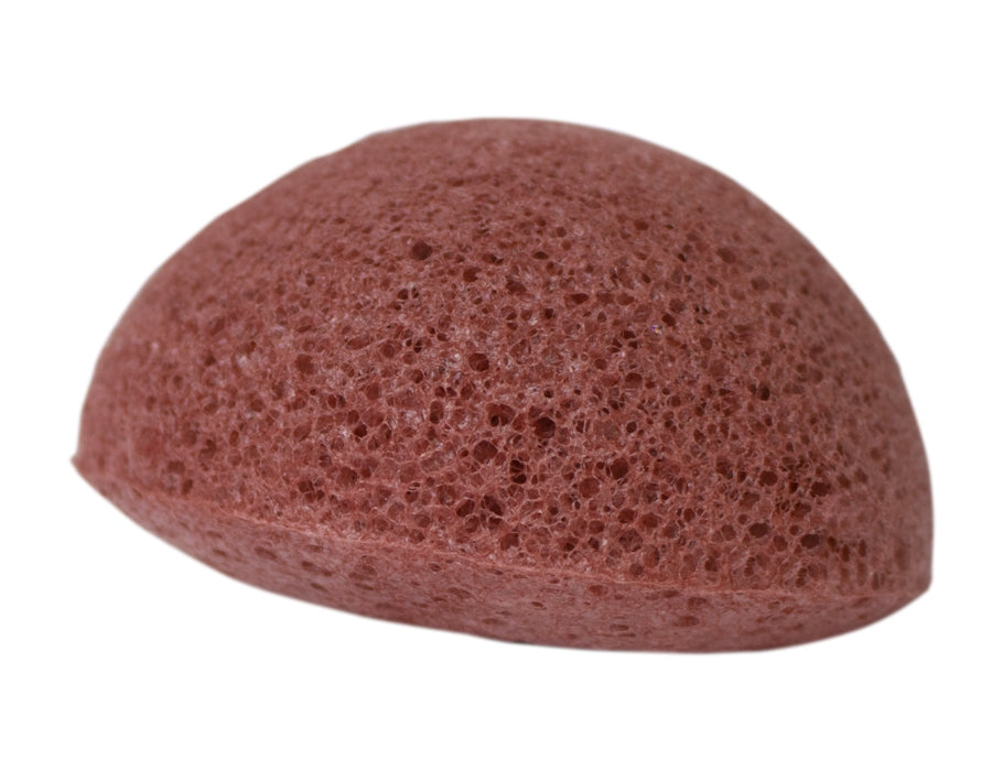 De ecobende konjac spons - rode klei