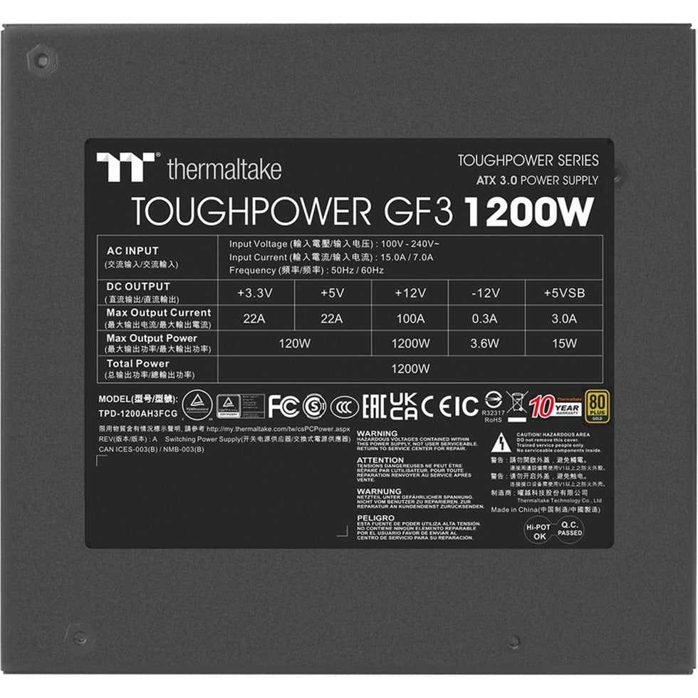 Thermaltake Thermaltake Toughpower GF3 1200W