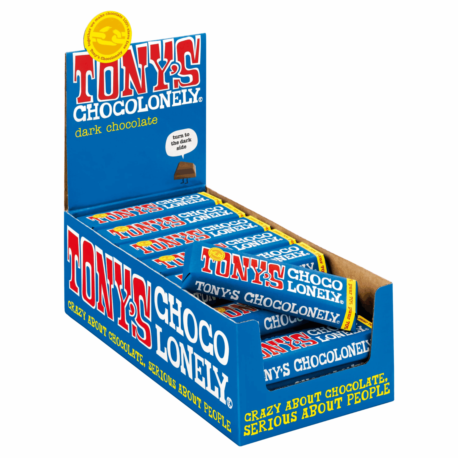 Tony's chocolonely pure chocolade (35x 50gr)