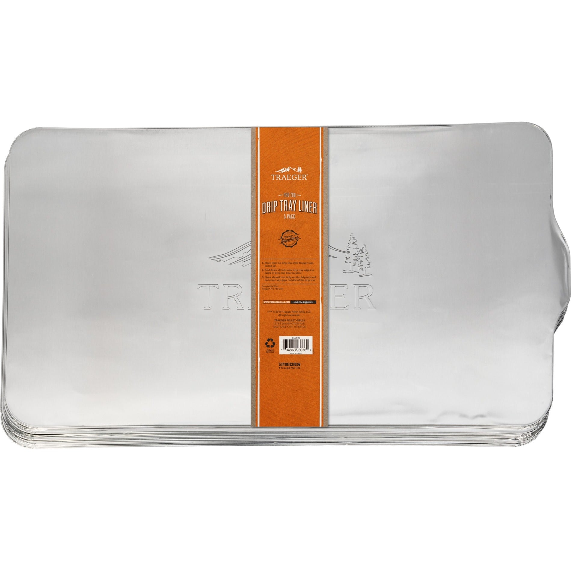 Traeger Traeger Vetafdruipplaat beschermfolie voor Ironwood 650