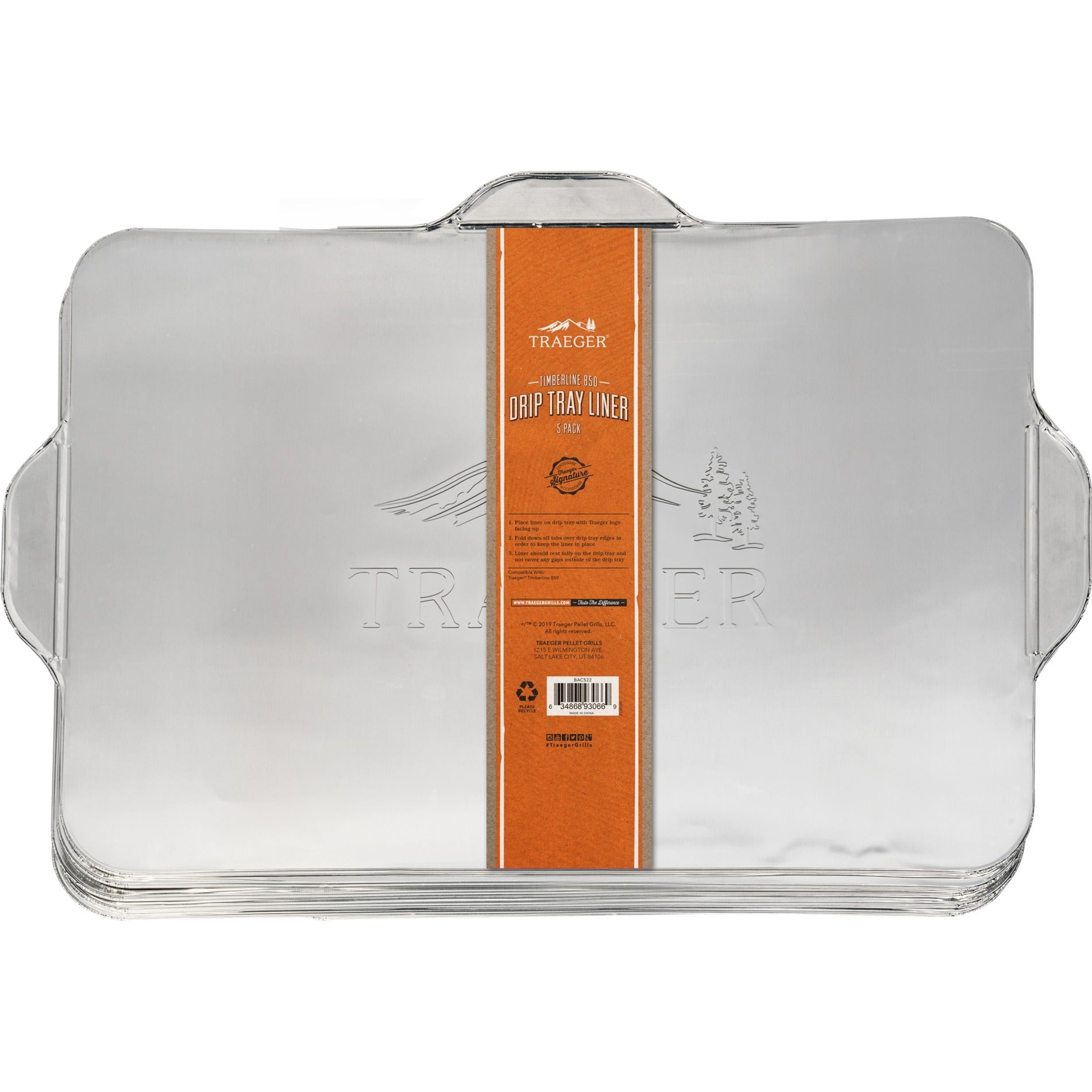 Traeger Traeger Vetafdruipplaat beschermfolie voor Timberline 850